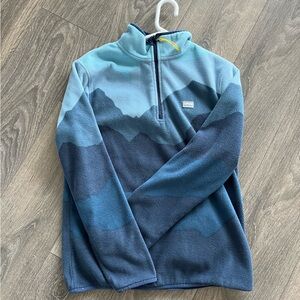 Mountain 1/4 zip fleece, men’s medium